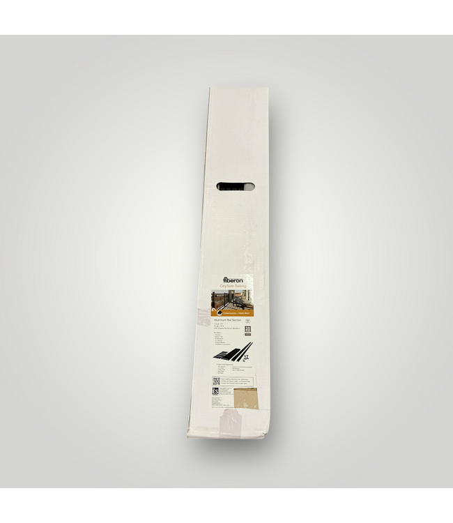 51295 8-ft Matte Black Aluminum Deck Rail Kit