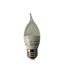 45066 60W LED Flametip Lightbulb Clear - 2 pack