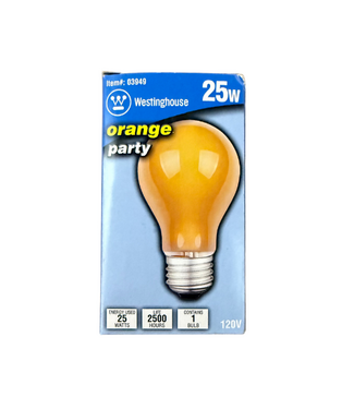 45060 Orange Party Bulb. 25W