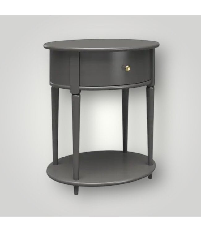 51315 Hoatley Gray Round Accent Table