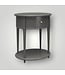 51315 Hoatley Gray Round Accent Table
