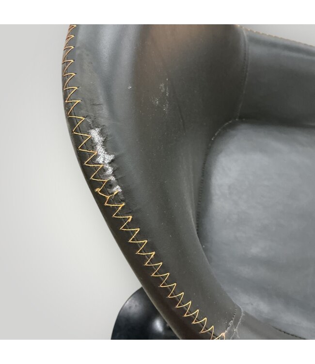 51309 Mid-Century Gray Bar Stools Set of 2