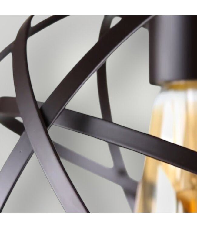 51344 Polished Oil Rubbed Bronze 1-Light Orb Light