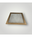 51347 Almond Latte Wood Finish 20-in x 28-in Mirror