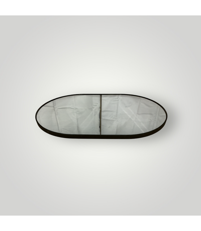 51349 Oval Black Mirror 24-in x 36-in