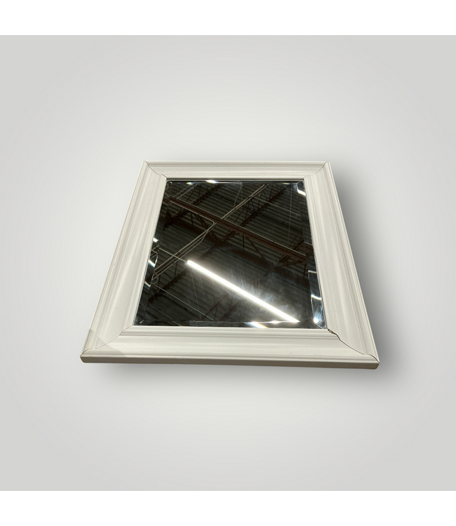 51353 White Beveled Mirror 21.5-in x 27.5-in