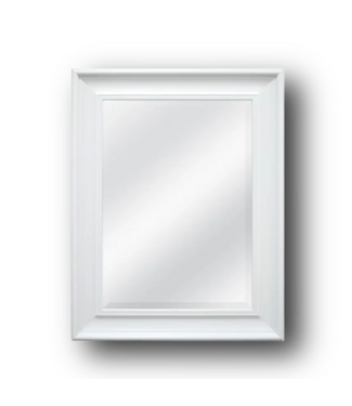 51353 White Beveled Mirror 21.5-in x 27.5-in