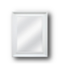 51353 White Beveled Mirror 21.5-in x 27.5-in