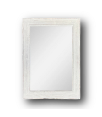 51355 White Wash Mirror 30-in x 42-in