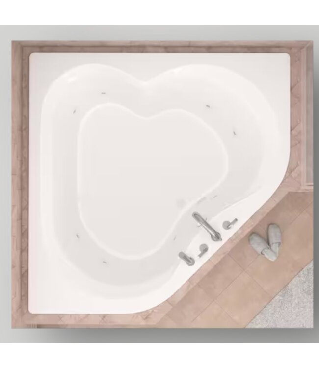 51357 Beryl Series Neo Angle Whirlpool Drop-In Bathtub