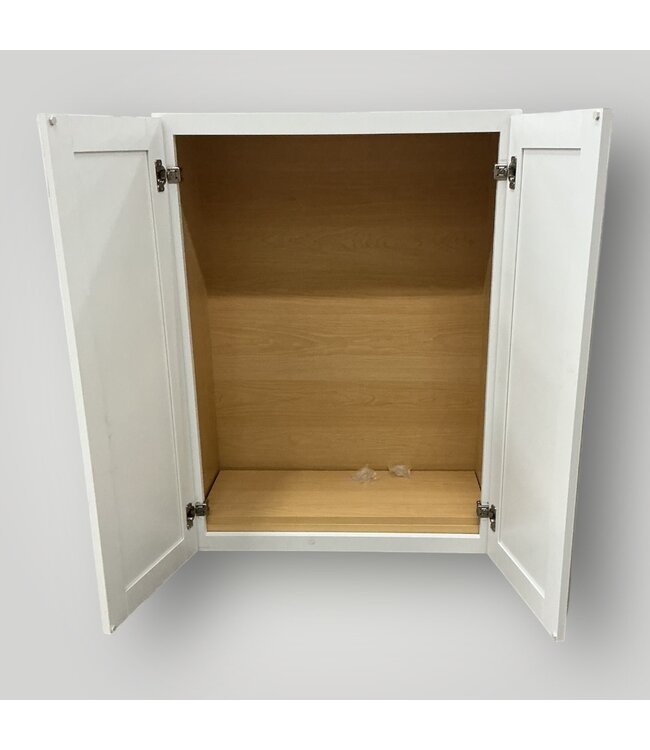 51375 Arcadia White Wall Cabinet 27"W