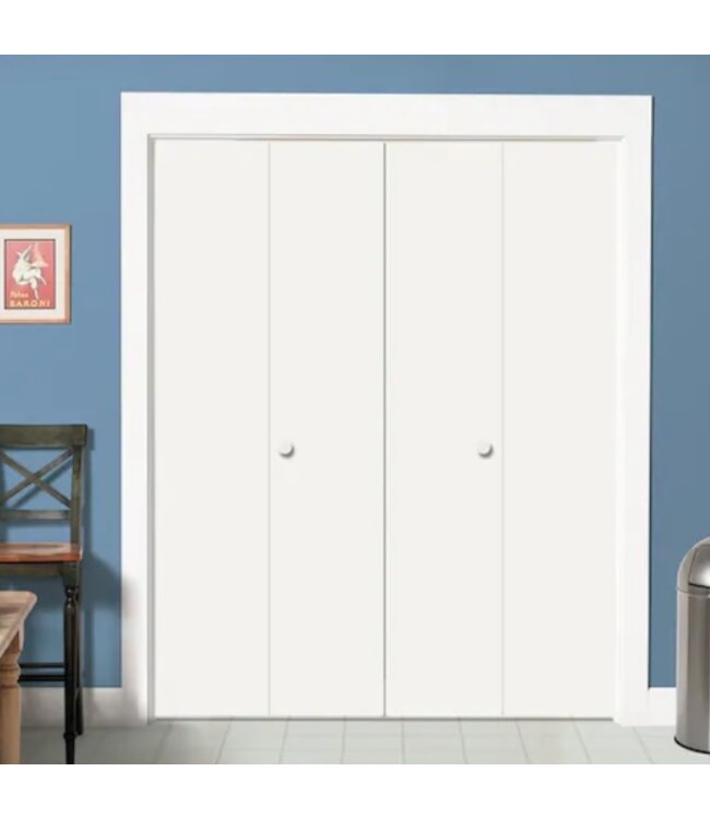 51378 White Flush Hollow Core Bi-Fold Door 24" x 80"