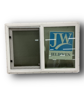 51384 White Vinyl Sliding Window 35.5"W x 23.5"H