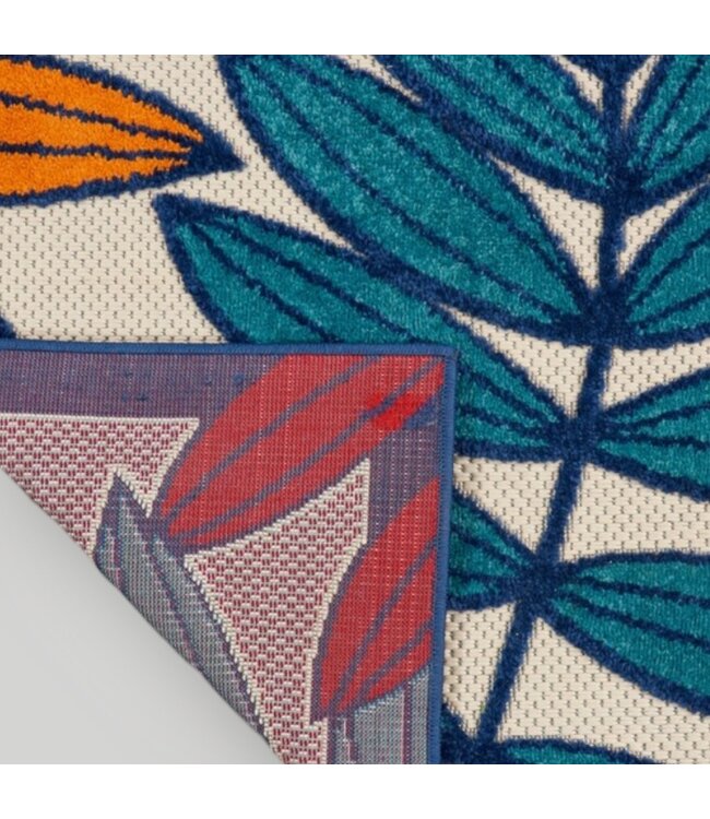 51390 Loomed Tropical Area Rug 3' x 5'