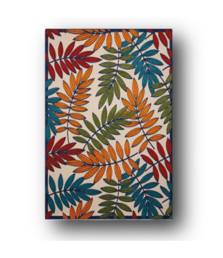 51390 Loomed Tropical Area Rug 3' x 5'