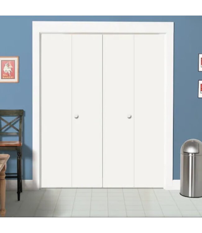51393 Primed Bi-Fold Closet Door 36" x 80"