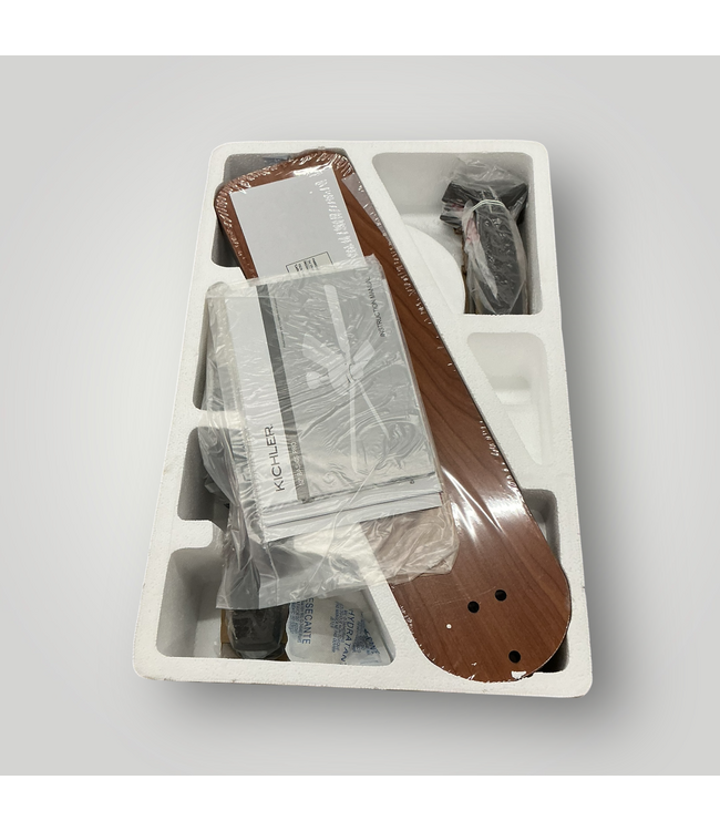 51410 Satin Natural Bronze Ceiling Fan 52-in W