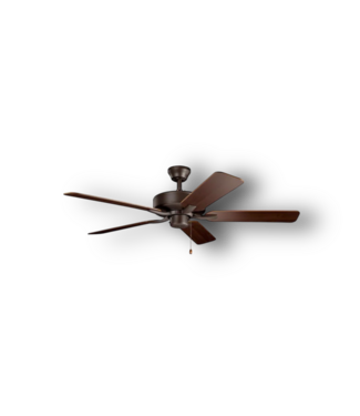 51410 Satin Natural Bronze Ceiling Fan 52-in W