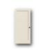 51398 Single Panel Slab Door 24-in W x 80-in H