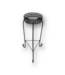 51425 27.3-in Black Round Steel Plant Stand