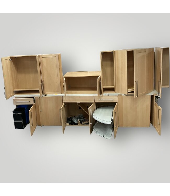 51427 Pale Blonde Cabinet Set 13-pcs