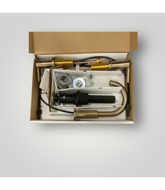 51444 Champagne Bronze Widespread Bathroom Faucet