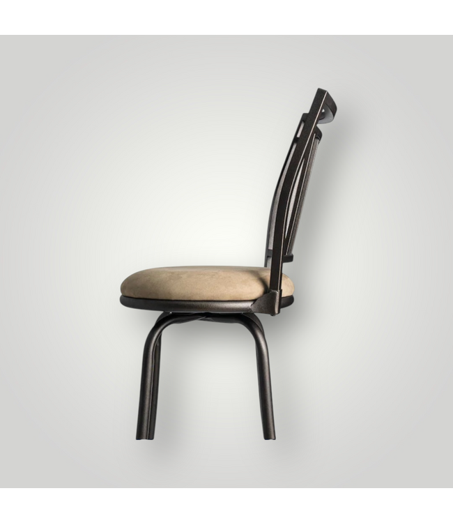 51445 24" Black/Gray Adjustable Stool