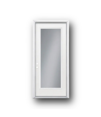 51424 32-in x 80-in Steel Primed Prehung Door