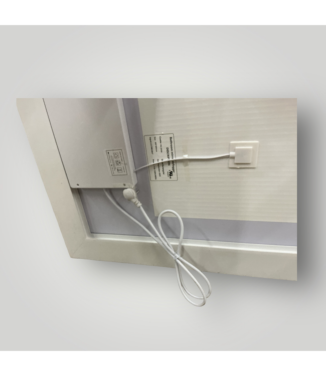 51465 24-in x 32-in Silver LED Integrated Bathroom Mirror