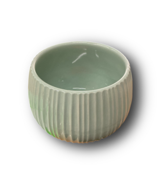 51468 Minty Green Indoor Ceramic Planter 8"