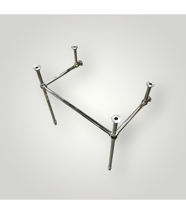 51437 White Glossy Ceramic Bathroom Sink 33"W