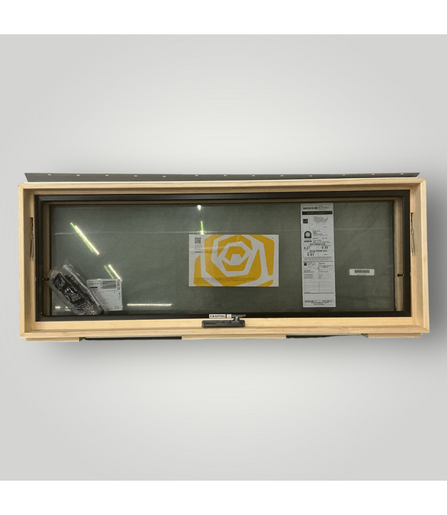 51477 Black Framed Horizontal Window 48"W x 19.5"H