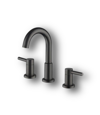 51498 Matte Black Widespread Faucet