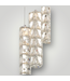 51507 Clear Glass Crystal Tiered LED Pendant Light
