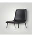 51510 Black Upholstered Bar Stool