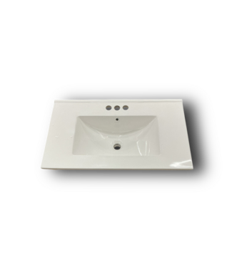 51511 30-Inch 3-Hole Centerset Vanity Sink Top