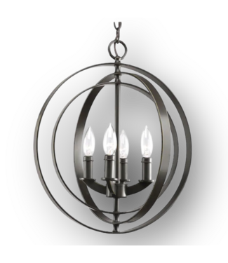 51537 4-Light Transitional Globe Pendant Light