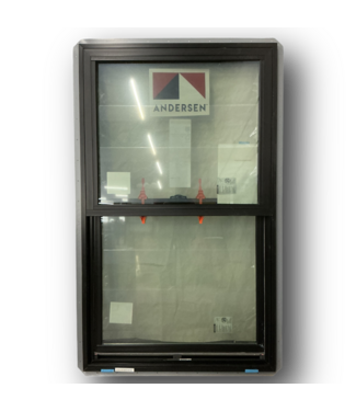 51544 Black Single Hung Sliding Window 35.5"W x 59.5"H