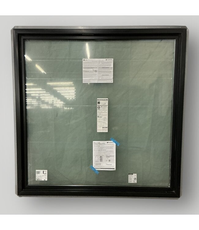 51546 Black Fixed Frame Window 59.5"W x 59.5"H
