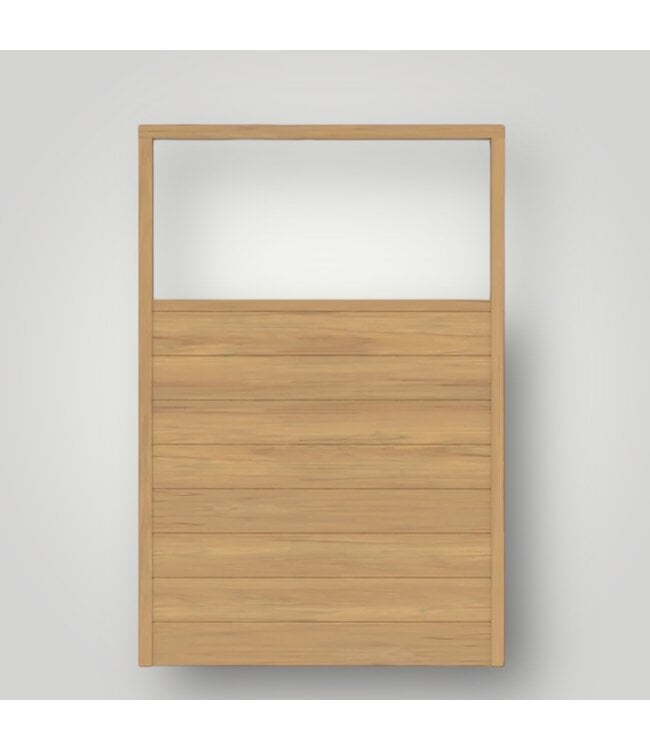 51534 Cypress Vinyl Flat Top Fence Panel