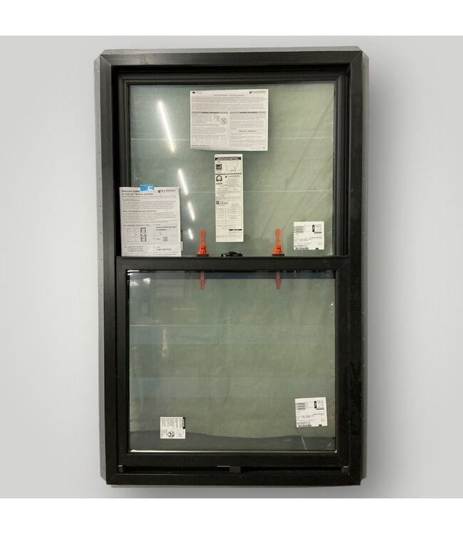51544 Black Single Hung Sliding Window 35.5"W x 59.5"H