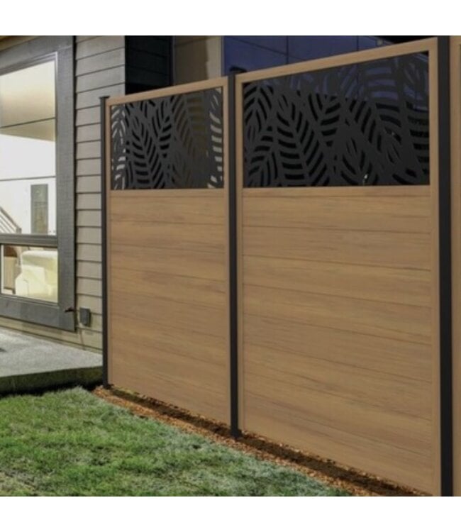 51534 Cypress Vinyl Flat Top Fence Panel