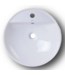 51558 Porcelain Vessel Round White Bathroom Sink