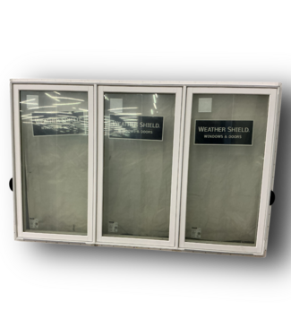 51577 3-Panel Casement Fixed Window 84"W x 53.5"H