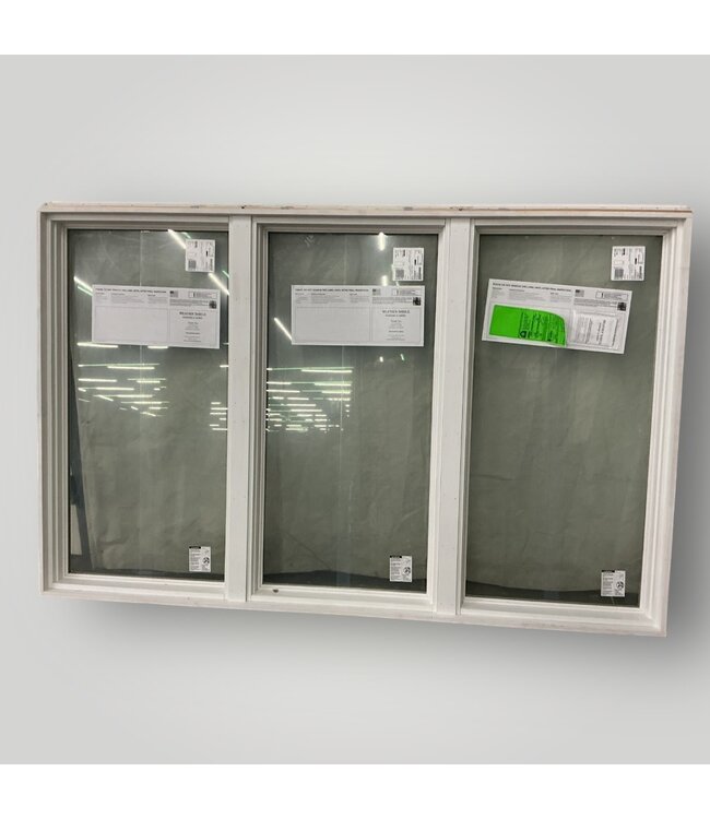 51577 3-Panel Casement Fixed Window 84"W x 53.5"H