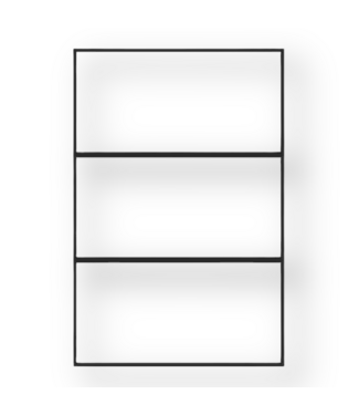 51589 Matte Black Aluminum Decorative Screen Panel Kit