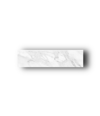 51609 White Regent Carrara Glossy Bullnose Tile 44 Pcs
