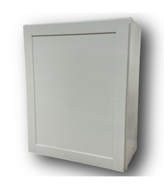 51613 White Shaker Wall Cabinet 24"W x 30"H