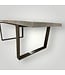 51591 Rectangular Dining Table With Bronze Finished Base