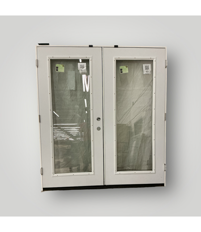 51624 Full Lite Steel French Door 72"W x 80"H